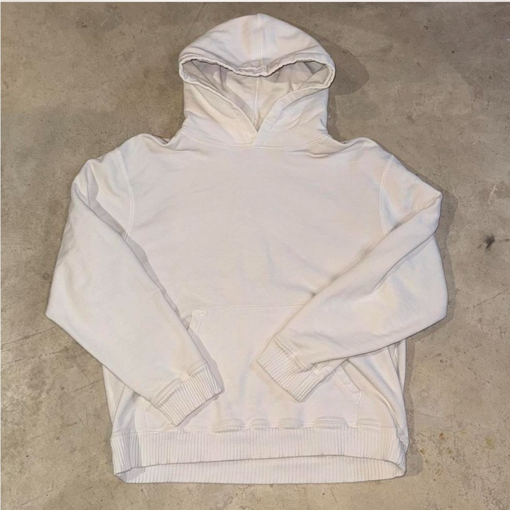 Vintage White Elwood Hoodie Size Small